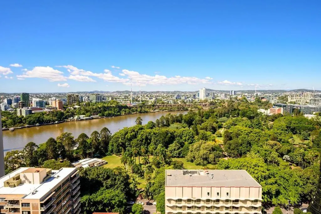 아파트 Urban Cbd Elegance With River&Botanic Garden Views 브리즈번