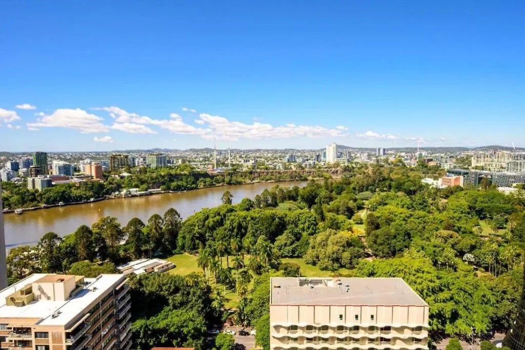 아파트 Urban Cbd Elegance With River&Botanic Garden Views 브리즈번